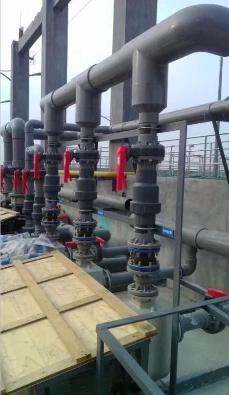 江西南亞牌pvc給水管施工實景-1