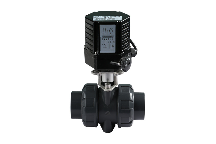 UPVC電動雙（shuāng）由（yóu）令球（qiú）閥