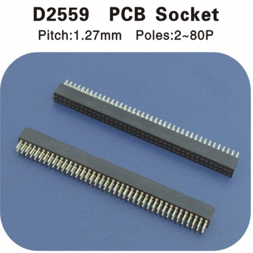  PCB Socket 1.27圓孔排（pái）母 D2559