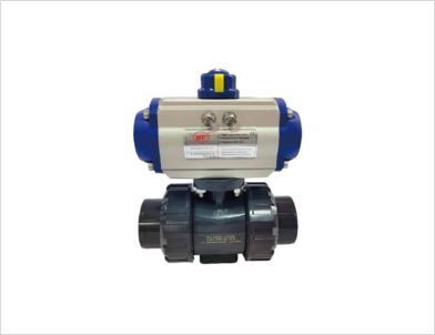 支（zhī）架一體式氣動雙由（yóu）令球閥